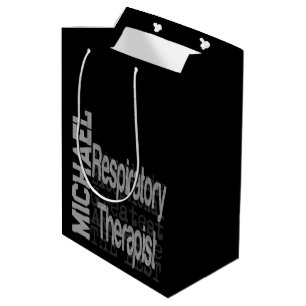 Bolsa De Regalo Mediana Terapia respiratoria Extraordinaria PERSONALIZADO