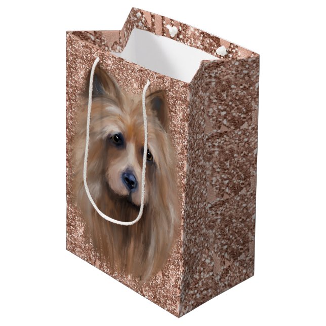 BOLSA DE REGALO MEDIANA  TERRIER AUSTRALIANO   (Angulo Anverso)