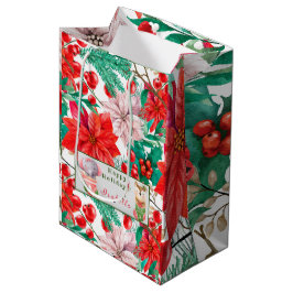 Bolsa De Regalo Mediana Texto y nombre del Personalizar del elefante y del