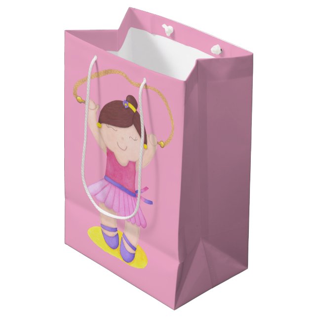 Bolsa De Regalo Mediana The Ballerina Jumping Rope (Angulo Anverso)