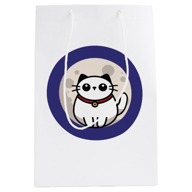 Bolsa De Regalo Mediana The Cat and The Moon 2025 (Anverso)