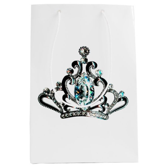 Bolsa De Regalo Mediana "Tiara Real" (Anverso)