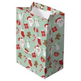 Bolsa De Regalo Mediana Tiempo de Navidad  