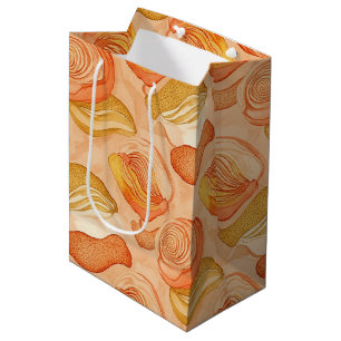 Bolsa De Regalo Mediana Tierra suave abstracta (6)