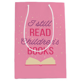 Bolsa De Regalo Mediana Todavía leo libros para niños III