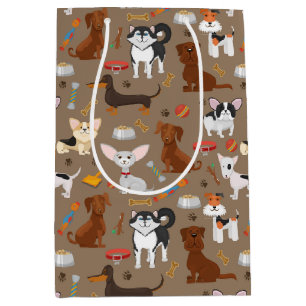 Bolsa De Regalo Mediana Todos los perros adorables