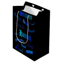Tonos de azul sobre negro - Hannah