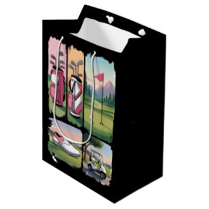 Bolsa De Regalo Mediana Torneo de temporada para amantes del golf divertid