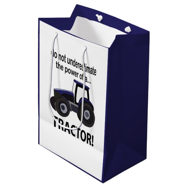 Bolsa De Regalo Mediana Tractor de potencia del tractor (Angulo Anverso)
