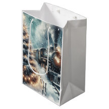 Tren anticuado e invierno vintage