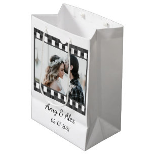 Bolsa De Regalo Mediana Trendy Film Reel Movie Personalizado Picture Frame