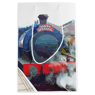 BOLSA DE REGALO MEDIANA TRENES DE VAPOR