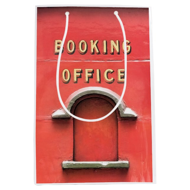 BOLSA DE REGALO MEDIANA TRENES DE VAPOR (Anverso)