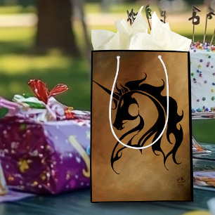 Bolsa De Regalo Mediana Tribal Stone Unicorn