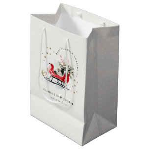 Bolsa De Regalo Mediana Trineo de Invierno Está Frío Afuera Neutral Baby S