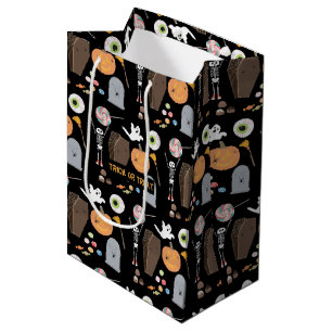 Bolsa De Regalo Mediana Truco o truco de Halloween