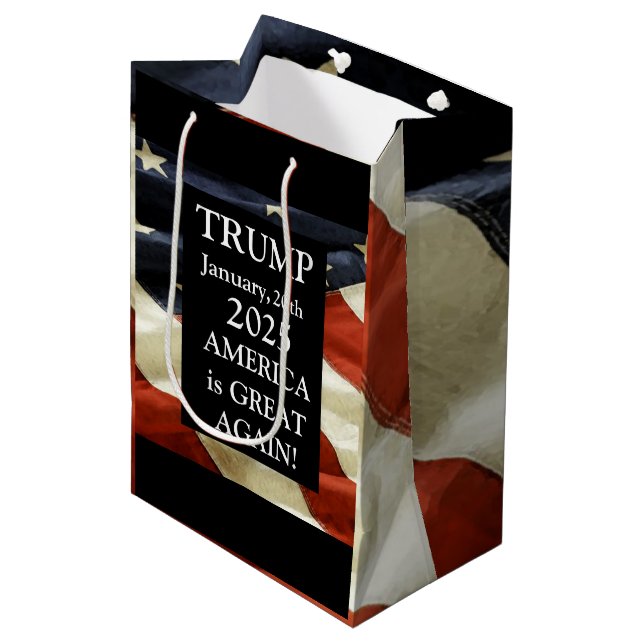BOLSA DE REGALO MEDIANA TRUMP 2025 (Angulo Anverso)