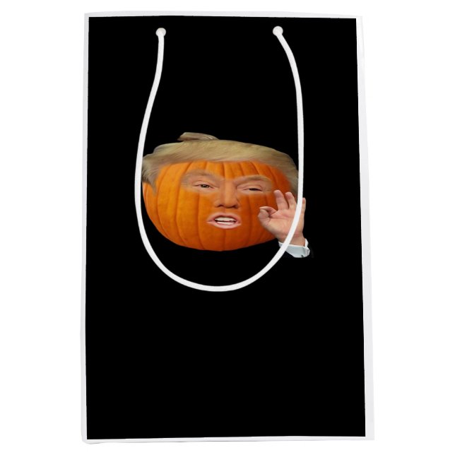 Bolsa De Regalo Mediana Trumpkin Design Basic y Classic (Anverso)