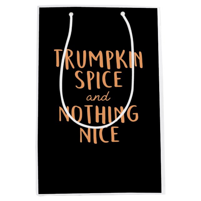 Bolsa De Regalo Mediana Trumpkin Spice Nice (Anverso)
