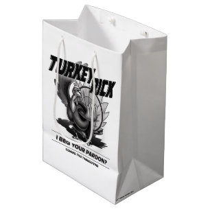 Bolsa De Regalo Mediana Turquía Rick "Le Ruego Su Perdón"