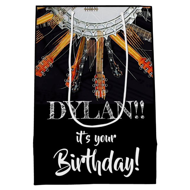 BOLSA DE REGALO MEDIANA TUS CADENAS DE GUITARRA AL SOL (Reverso)