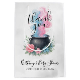 Bolsa De Regalo Mediana Un bebé está preparando Halloween El o Ella Cauldr