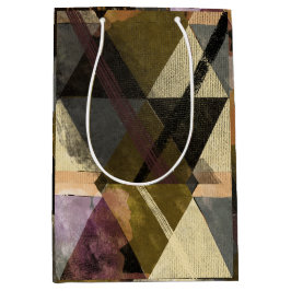 Bolsa De Regalo Mediana Un diseño abstracto moderno