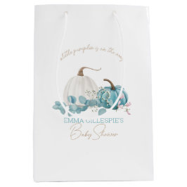 Bolsa De Regalo Mediana Un pequeño Baby Shower de calabaza cae