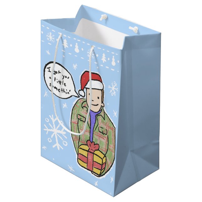 Bolsa De Regalo Mediana Un poquito de Kevin Xmas Bag (Angulo Anverso)