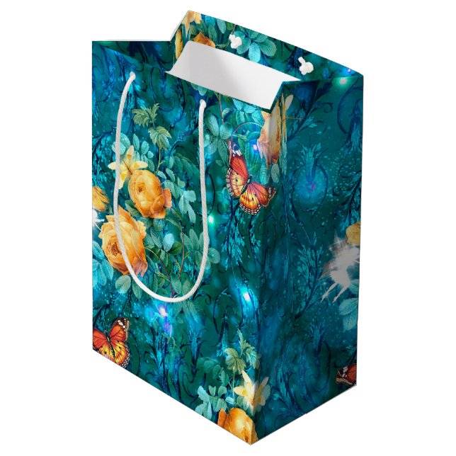 Bolsa De Regalo Mediana Una hada en el diseño de la serie Garden 11 (Angulo reverso)