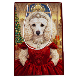 Bolsa De Regalo Mediana Una Navidad con Caniche 