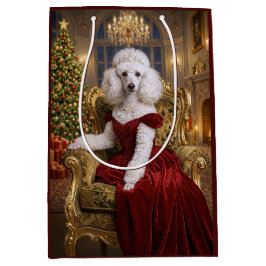 Bolsa De Regalo Mediana Una Navidad con Caniche 