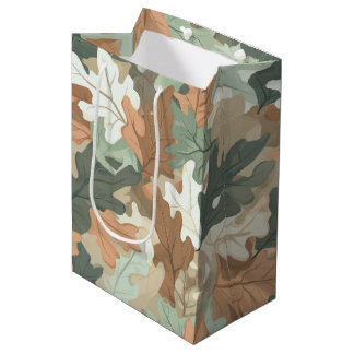 Bolsa De Regalo Mediana Una serie de diseño de camuflaje realista #2