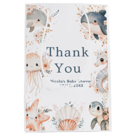 Bolsa De Regalo Mediana Under The Sea Animals Birthday Party