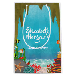 Bolsa De Regalo Mediana Under the Sea Cave Beautiful Creatures Birthday