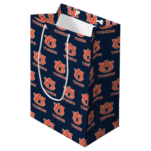 Bolsa De Regalo Mediana Universidad Auburn | Vacaciones (Angulo Anverso)