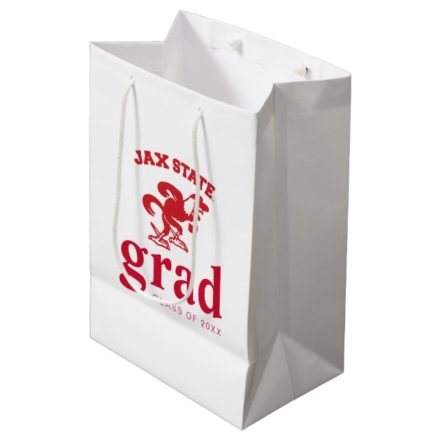 Bolsa De Regalo Mediana Universidad Estatal de Jacksonville JAX State Game (Angulo Anverso)