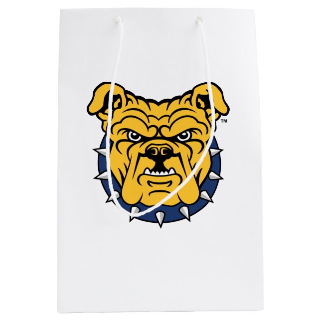 Bolsa De Regalo Mediana Universidad Estatal NCA&T | Cara de Bulldog (Anverso)