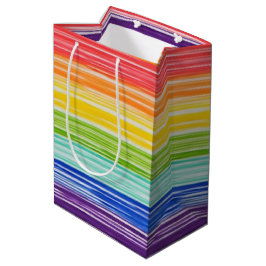 Bolsa De Regalo Mediana Untids rainbow strips