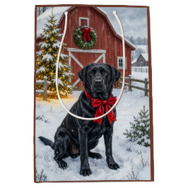 Bolsa De Regalo Mediana Vacaciones de Labrador 