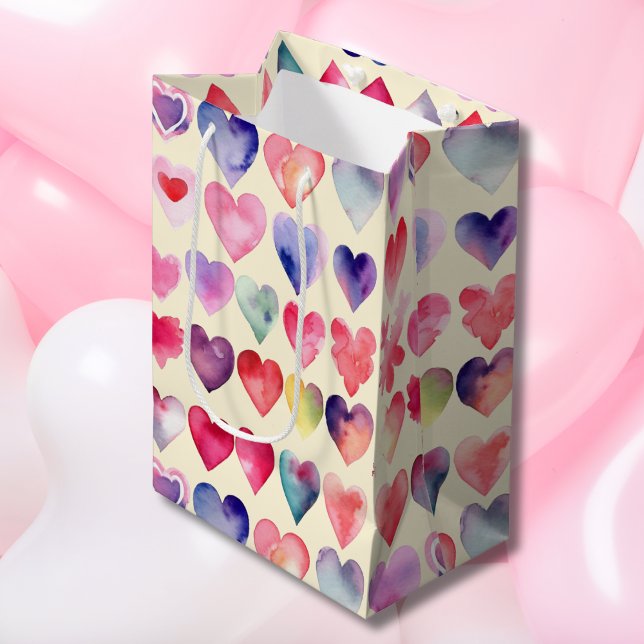 Bolsa De Regalo Mediana Valentine de corazón (Subido por el creador)