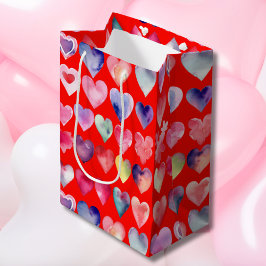 Bolsa De Regalo Mediana Valentine de corazón