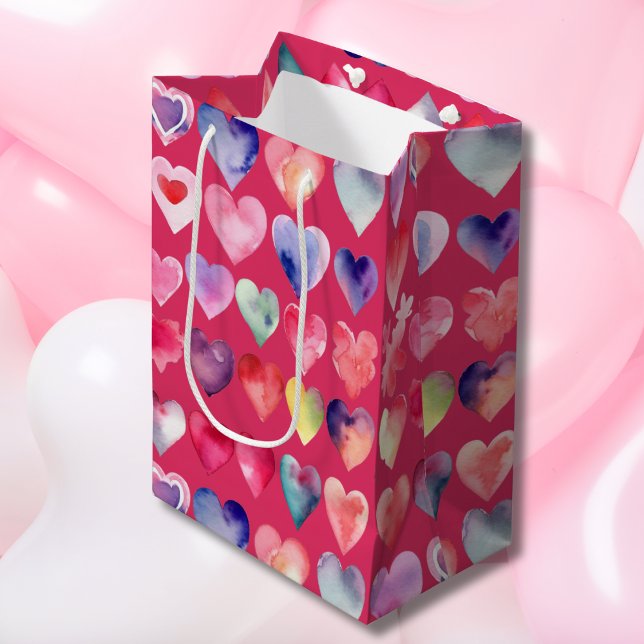 Bolsa De Regalo Mediana Valentine de corazón (Subido por el creador)
