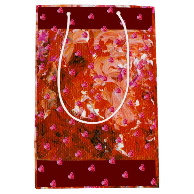 Bolsa De Regalo Mediana Valentine Reds (Anverso)