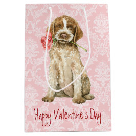 Bolsa De Regalo Mediana Valentine Rosa Griffon