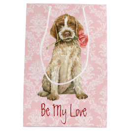 Bolsa De Regalo Mediana Valentine Rosa Griffon