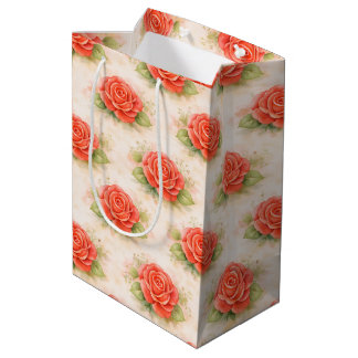 Bolsa De Regalo Mediana Valentine rose