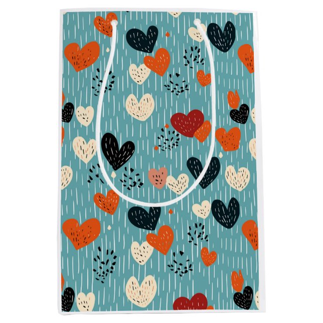 Bolsa De Regalo Mediana Valentines Kitsch (Anverso)