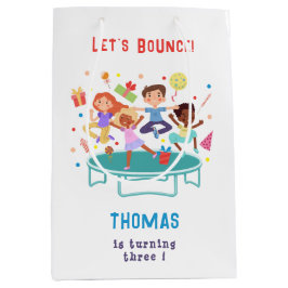 Bolsa De Regalo Mediana Vamos a rebotar parque de trampolines para saltar