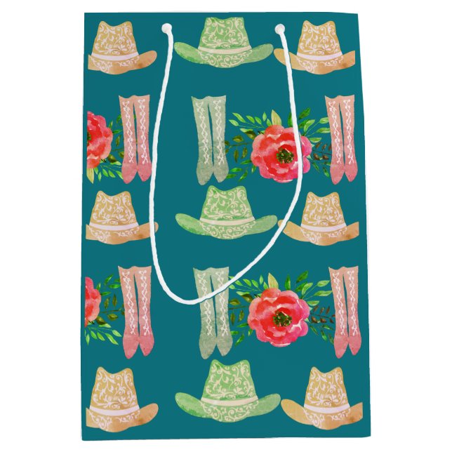 Bolsa De Regalo Mediana Vaquera (Anverso)